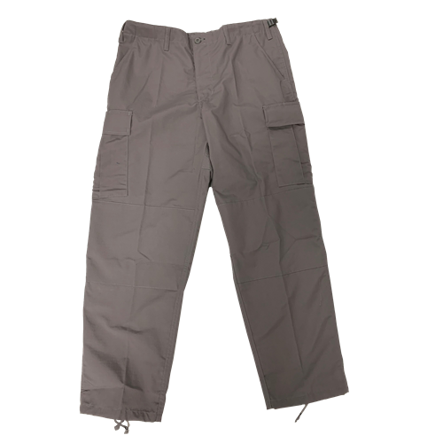 TRU-SPEC Tru Basic Pants in light grey with zip fly and cargo pockets for versatile outdoor use.